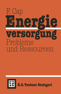 Vorderes Coverbild Energieversorgung Probleme und Ressourcen