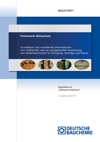 Vorderes Coverbild Begleitheft zur Folienserie Holzschutz