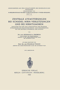 Vorderes Coverbild Zentrale Atemstörungen bei Schädel-Hirn-Verletzungen und bei Hirntumoren