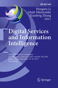 Vorderes Coverbild Digital Services and Information Intelligence