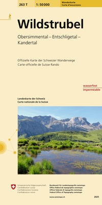 Vorderes Coverbild 263T Wildstrubel Wanderkarte