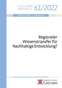 Vorderes Coverbild Regionaler Wissenstransfer für Nachhaltige Entwicklung?