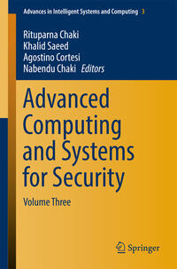 Vorderes Coverbild Advanced Computing and Systems for Security
