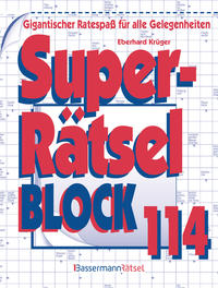 Vorderes Coverbild Superrätselblock 114 (5 Exemplare à 3,99 €)