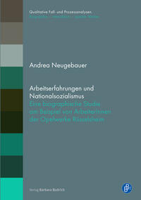 Vorderes Coverbild Arbeitserfahrungen und Nationalsozialismus