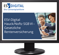 Vorderes Coverbild ESV-Digital Hauck/Noftz SGB VI - Gesetzliche Rentenversicherung - Jahresabonnement bei Kombibezug Print und Datenbank