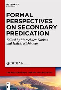 Vorderes Coverbild Formal Perspectives on Secondary Predication