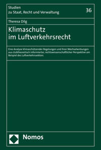 Vorderes Coverbild Klimaschutz im Luftverkehrsrecht