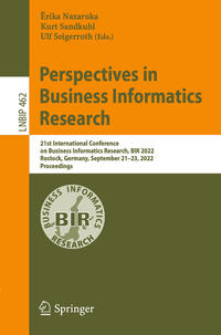 Vorderes Coverbild Perspectives in Business Informatics Research