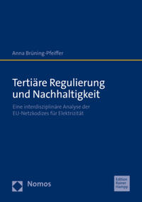 Vorderes Coverbild Tertiäre Regulierung und Nachhaltigkeit
