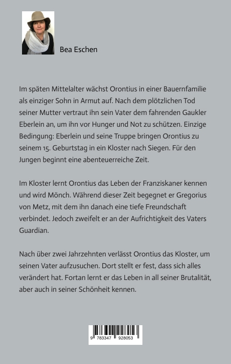 Rückseitencover Orontius, der Gaukler Gottes