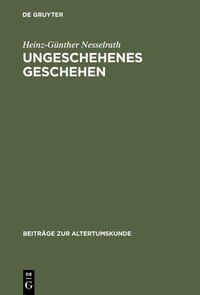 Vorderes Coverbild Ungeschehenes Geschehen