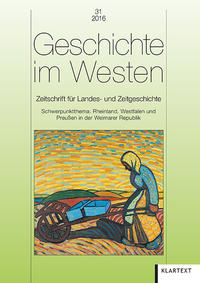 Vorderes Coverbild Geschichte im Westen 31/2016