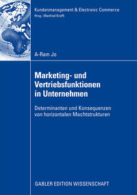 Vorderes Coverbild Marketing- und Vertriebsfunktionen in Unternehmen