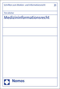 Vorderes Coverbild Medizininformationsrecht