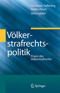 Vorderes Coverbild Völkerstrafrechtspolitik