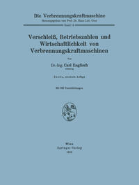 Vorderes Coverbild Verschleiß, Betriebszahlen und Wirtschaftlichkeit von Verbrennungskraftmaschinen
