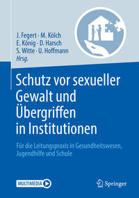 Vorderes Coverbild Schutz vor sexueller Gewalt und Übergriffen in Institutionen