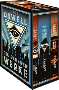 Vorderes Coverbild George Orwell, Die großen Werke. Farm der Tiere, 1984, Die großen Essays. Im Schuber