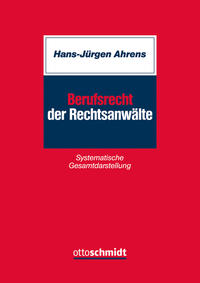 Vorderes Coverbild Berufsrecht der Rechtsanwälte