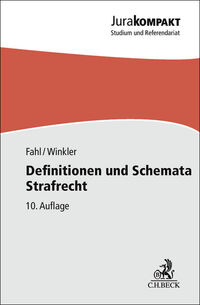 Vorderes Coverbild Definitionen und Schemata Strafrecht