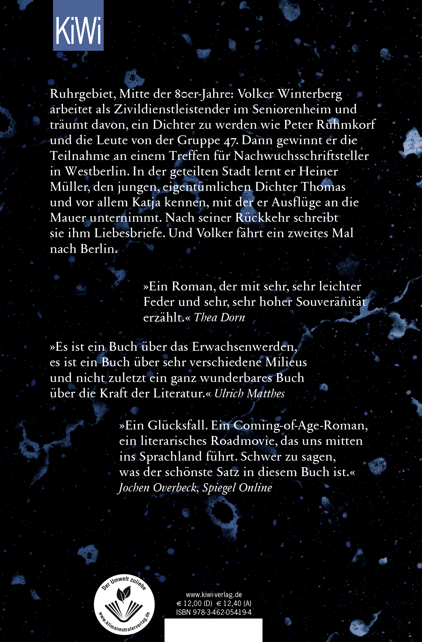 Rückseitencover Was dann nachher so schön fliegt