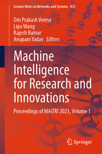 Vorderes Coverbild Machine Intelligence for Research and Innovations