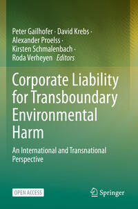 Vorderes Coverbild Corporate Liability for Transboundary Environmental Harm