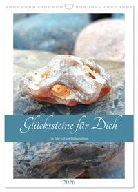 Vorderes Coverbild Glückssteine für Dich - Ein Jahr voll mit Hühnergöttern (Wandkalender 2026 DIN A3 hoch), CALVENDO Monatskalender