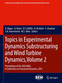 Vorderes Coverbild Topics in Experimental Dynamics Substructuring and Wind Turbine Dynamics, Volume 2