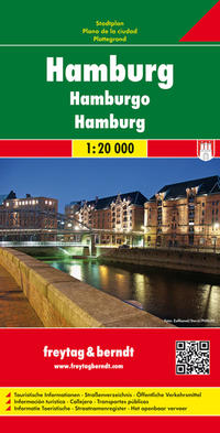 Vorderes Coverbild Hamburg, Stadtplan 1:20.000