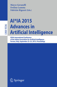 Vorderes Coverbild AI*IA 2015 Advances in Artificial Intelligence