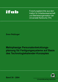 Vorderes Coverbild Mehrphasige Personalentwicklungsplanung für Fertigungssysteme auf Basis des Technologiekalender-Konzeptes