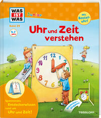 Vorderes Coverbild WAS IST WAS Junior Band 29. Uhr und Zeit verstehen