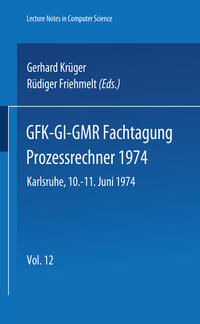 Vorderes Coverbild Fachtagung Prozessrechner 1974