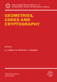 Vorderes Coverbild Geometries, Codes and Cryptography