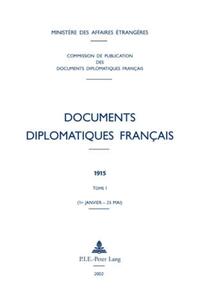 Vorderes Coverbild Documents diplomatiques français