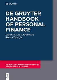Vorderes Coverbild De Gruyter Handbook of Personal Finance