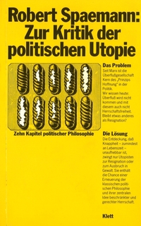 Vorderes Coverbild Zur Kritik der politischen Utopie