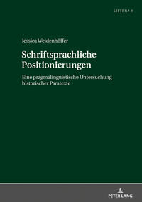 Vorderes Coverbild Schriftsprachliche Positionierungen