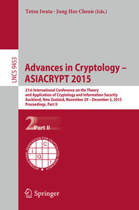 Vorderes Coverbild Advances in Cryptology – ASIACRYPT 2015