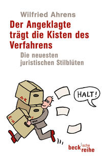 Vorderes Coverbild Der Angeklagte trägt die Kisten des Verfahrens
