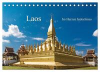 Vorderes Coverbild Laos - Im Herzen Indochinas (Tischkalender 2026 DIN A5 quer), CALVENDO Monatskalender