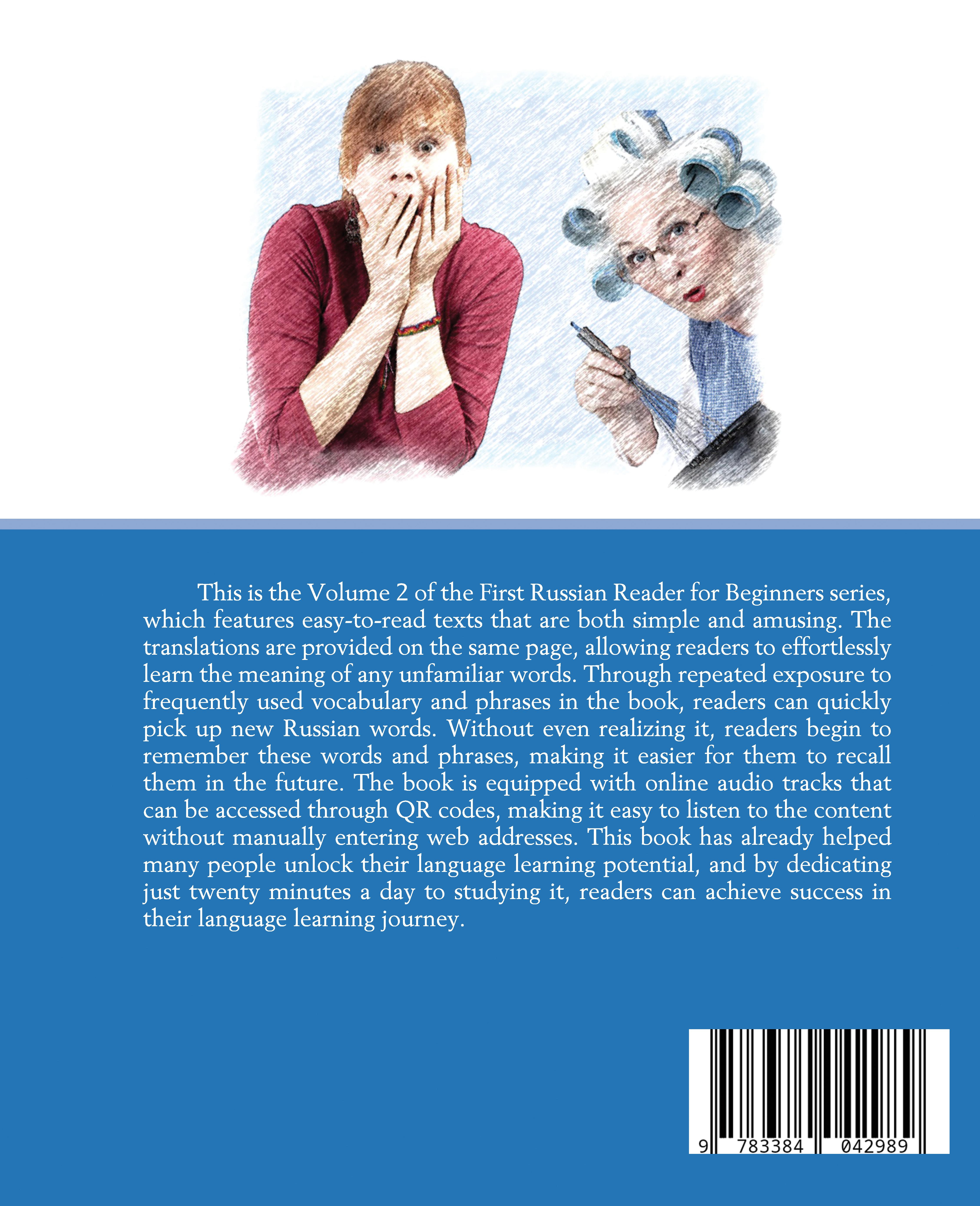 Rückseitencover Learn Russian Language with First Russian Reader Volume 2