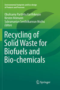 Vorderes Coverbild Recycling of Solid Waste for Biofuels and Bio-chemicals