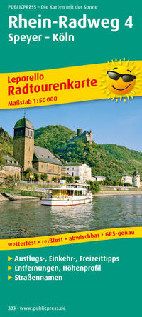 Vorderes Coverbild Rhein-Radweg 4, Speyer - Köln