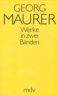 Vorderes Coverbild Georg Maurer
