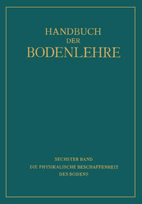 Vorderes Coverbild Die Physikalische Beschaffenheit des Bodens