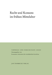 Vorderes Coverbild Recht und Konsens im frühen Mittelalter