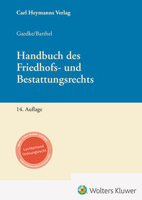 Vorderes Coverbild Handbuch Friedhofs- und Bestattungsrecht